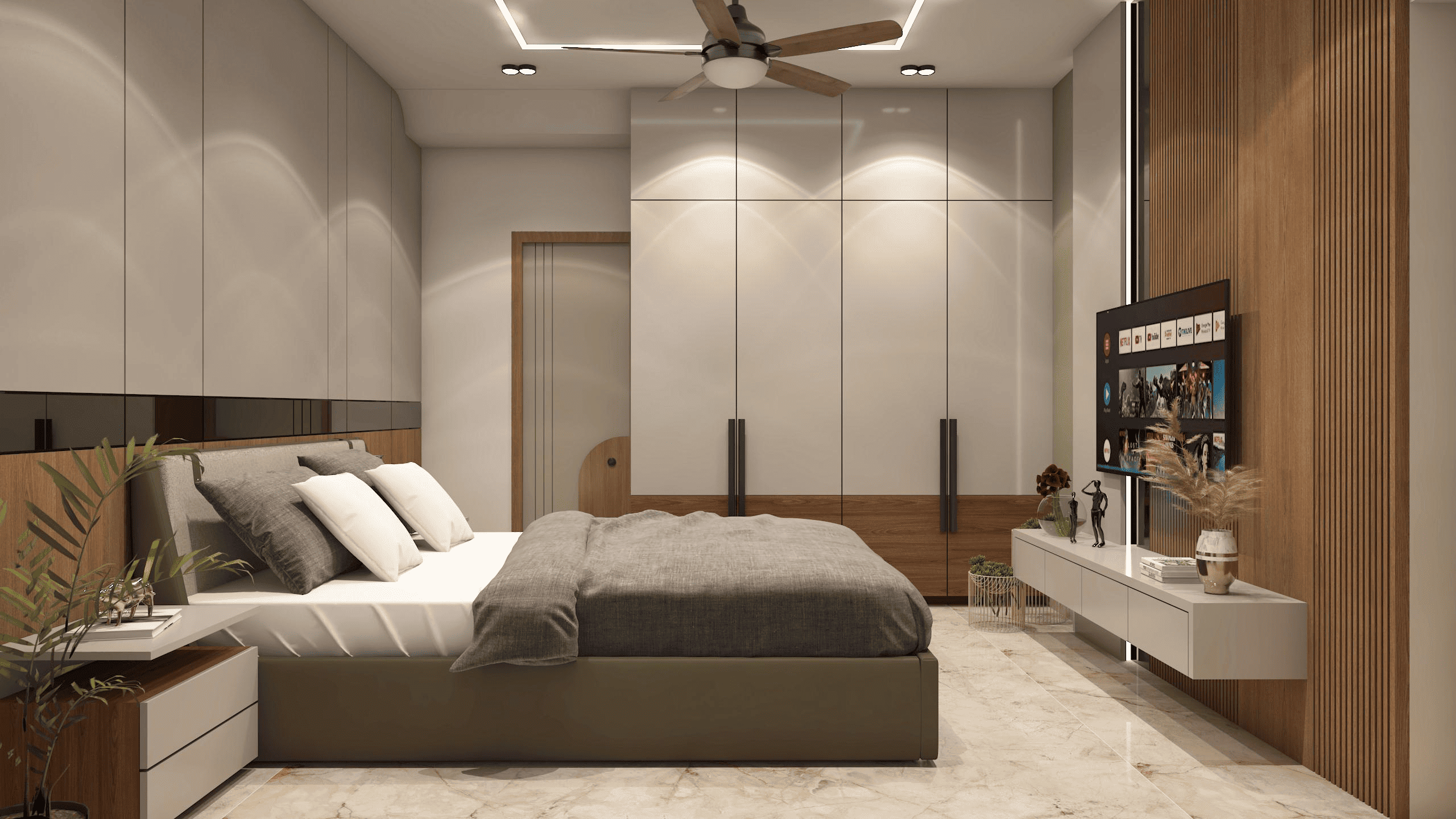 Classic Wooden Wardrobe